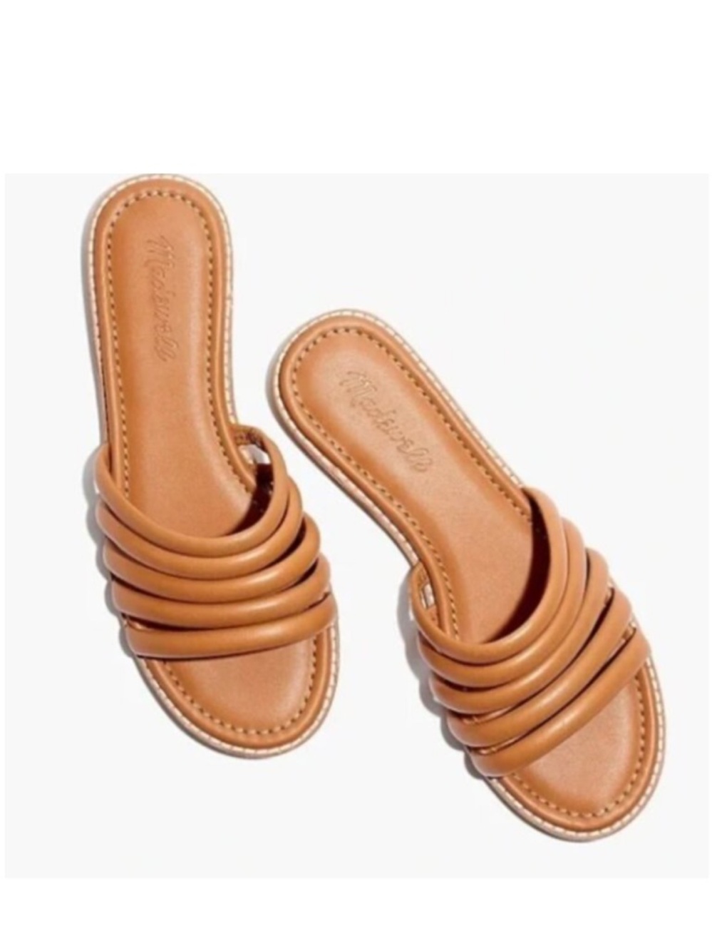 Madewell Addie Slide in Camel